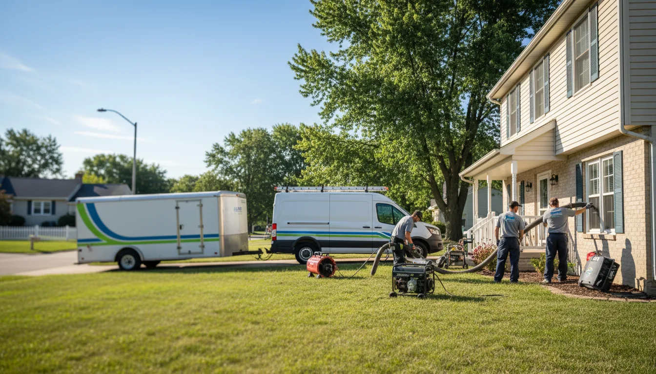 Flooded Basement Restoration And Cleanup With Repair in Halstead, KS near me